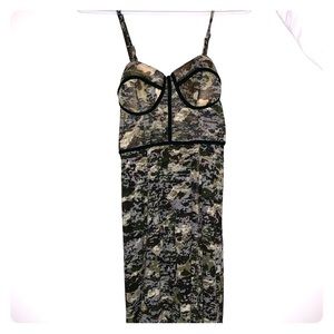 Miami style camo dress